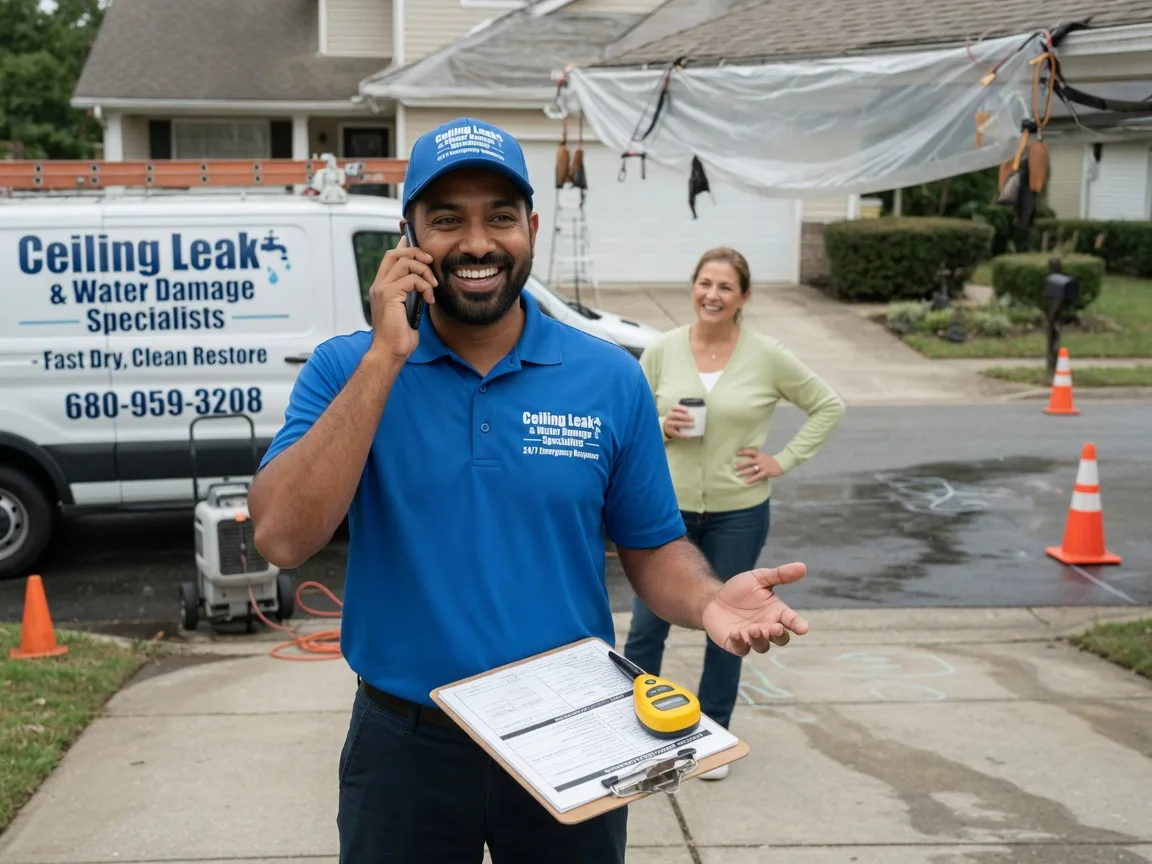 Ceiling Leak Cleanup Douglasville, GA FAQs